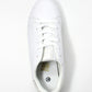 White Trainer with Silver detail