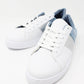 White Trainer with Blue & Silver Panel