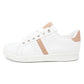 White with Rose Gold Detail Trainer