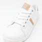 White with Rose Gold Detail Trainer