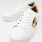 White with Gold Laced Trainer