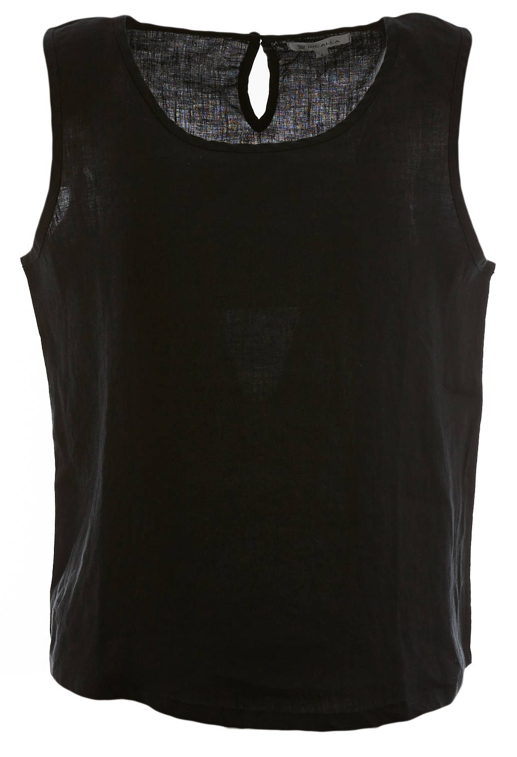 Linen Top - Black