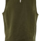 Linen Top - Forest Green