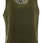 Linen Top - Forest Green