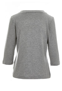 Pullover Plain Soft grey