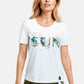 Organic cotton top with mid-length sleeves, Sun