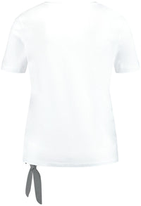 Organic cotton top with mid-length sleeves, Sun