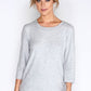 Pullover Plain Soft grey