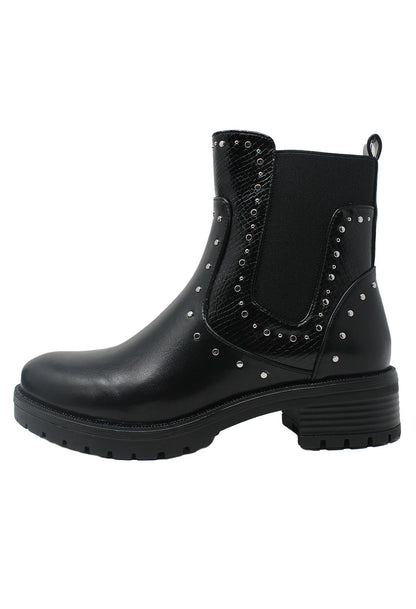 Stud Detail Chunky Ankle Boots