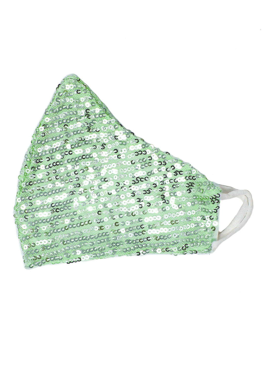 Green Sequin Reusable Mask