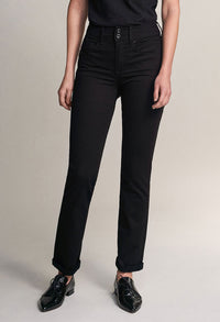 PUSH IN SECRET SLIM TRUE BLACK JEANS (30 Leg)