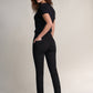 PUSH IN SECRET SLIM TRUE BLACK JEANS (30 Leg)