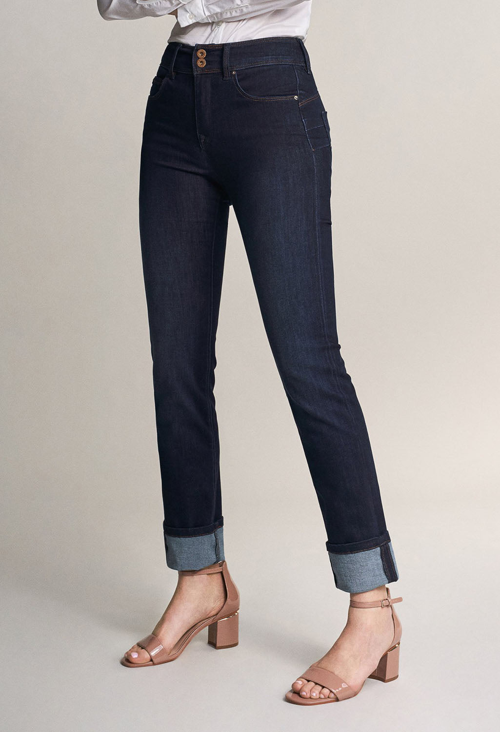 SECRET PUSH IN SLIM JEANS IN SOFT TOUCH (32 Leg)