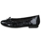 Jana Black Patent Softline Flat Pump