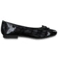 Jana Black Patent Softline Flat Pump