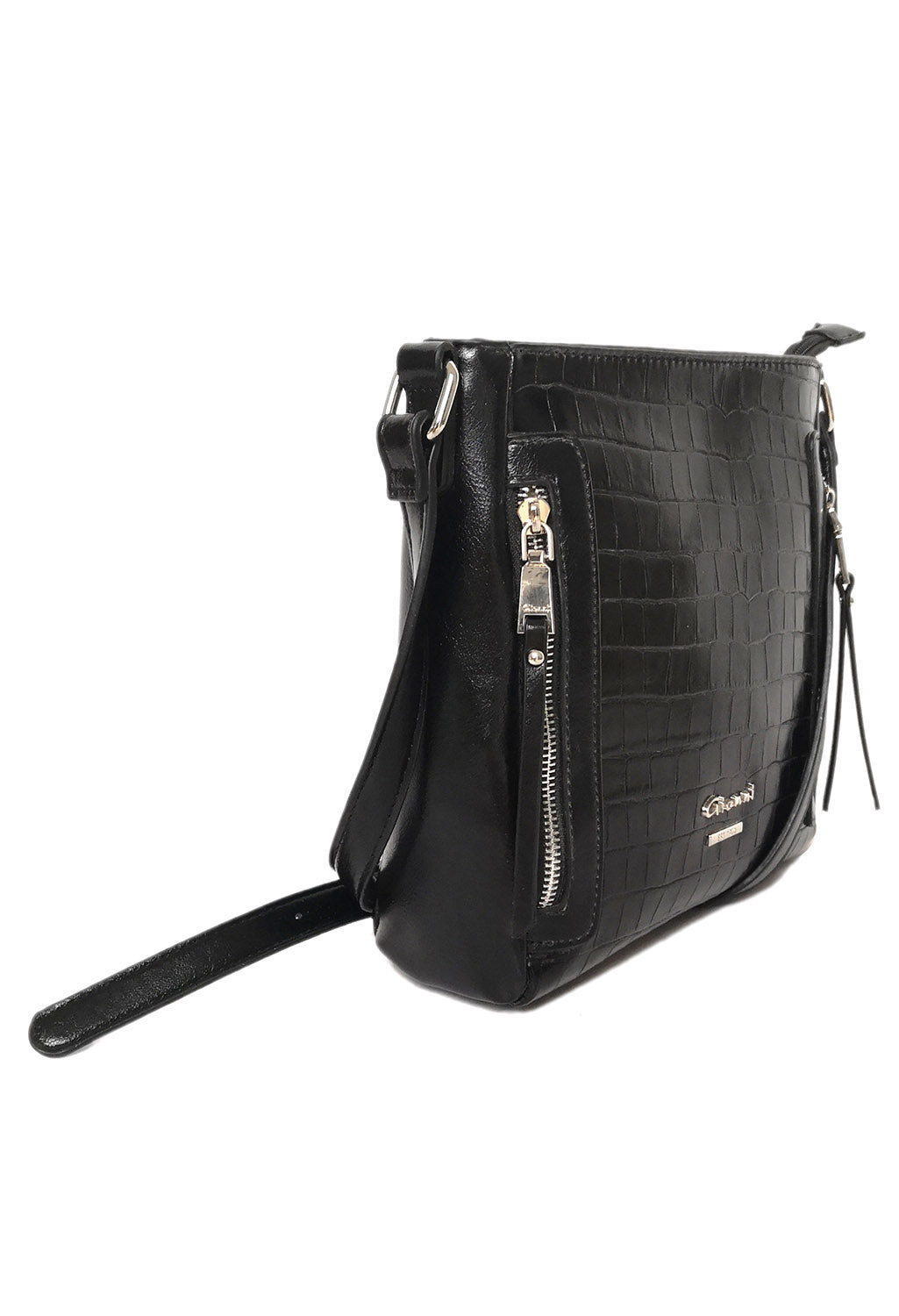 Gloss Crococdile Crossbody Bag