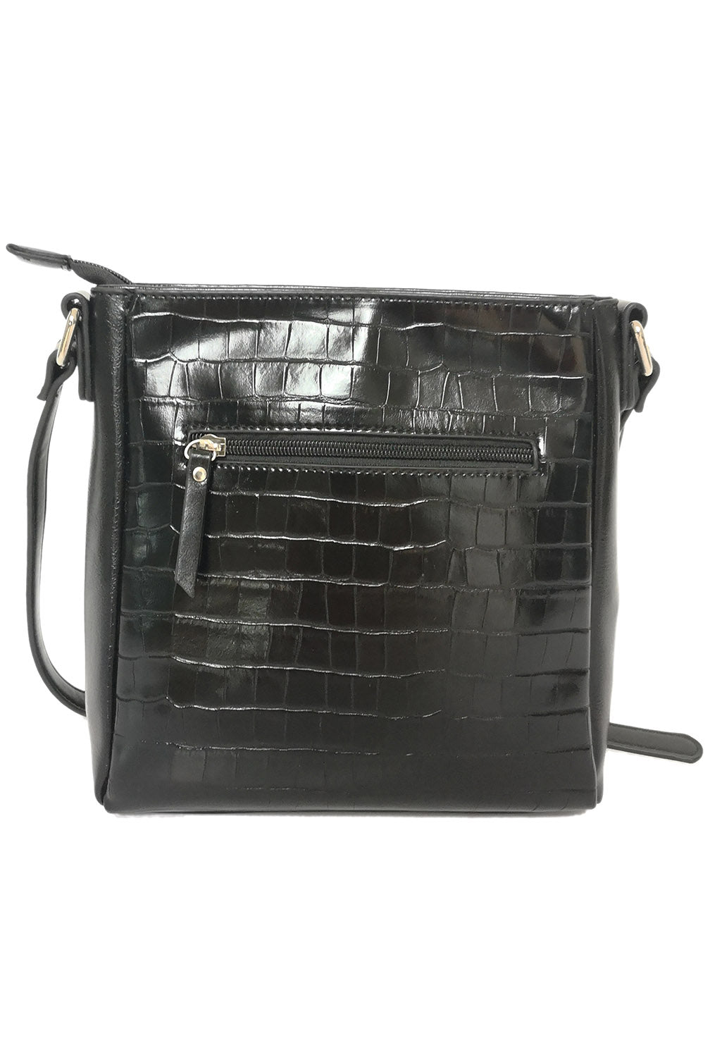 Gloss Crococdile Crossbody Bag