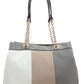 Color Block Soft Tote