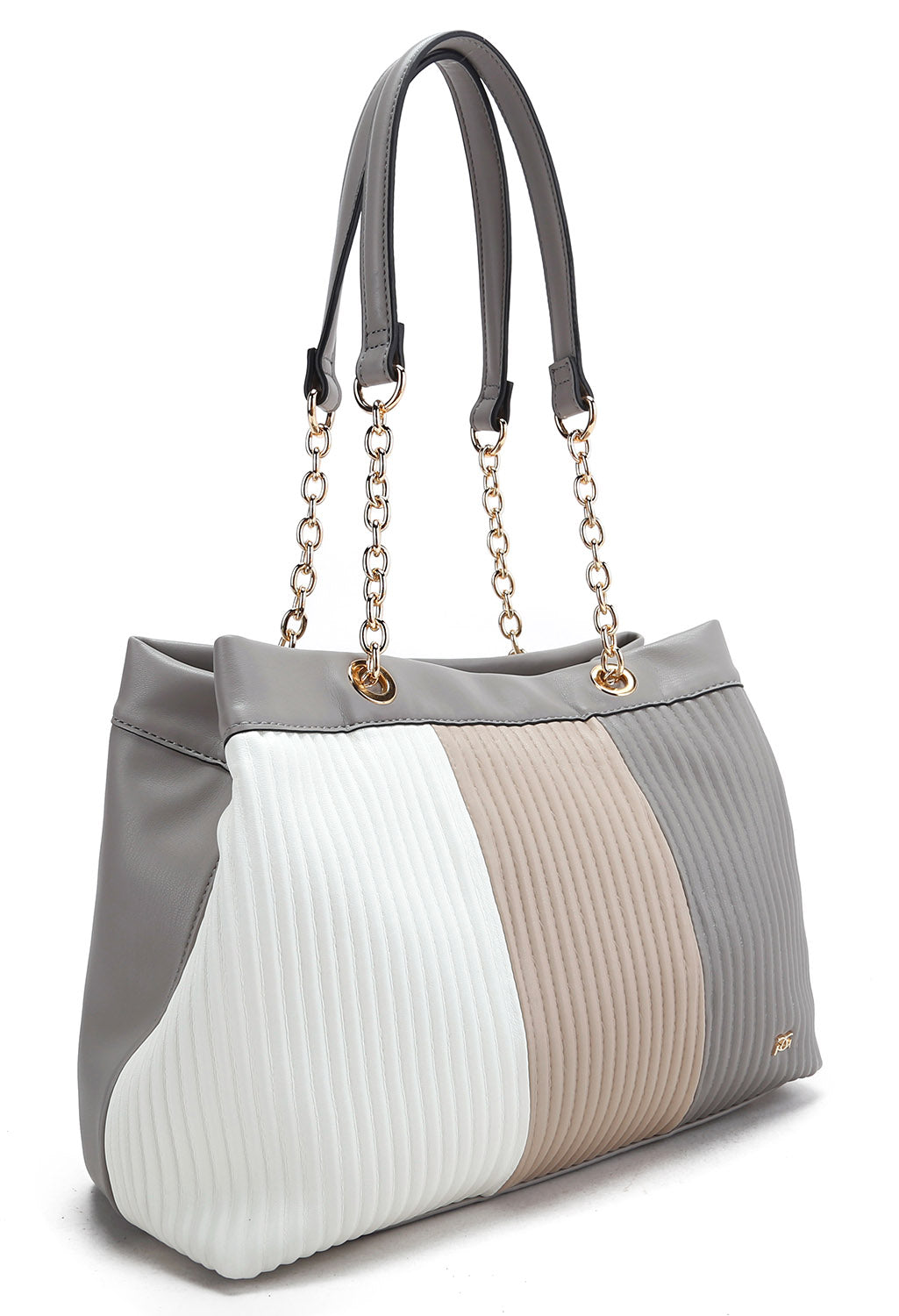 Color Block Soft Tote