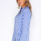 Blue and White Stripe Shirt