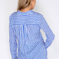 Blue and White Stripe Shirt