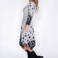 Light Grey Spot Detail Dress