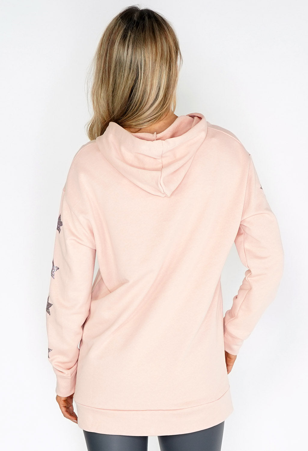 Pink Star Detail Hoody