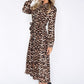 Leopard Print Shirt Dress