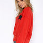 Red Circle of Stars Jumper