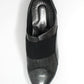 Grey Patent Pull-On Elasticated Shoe