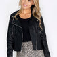 Black Faux Leather Jacket