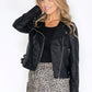 Black Faux Leather Jacket