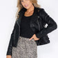 Black Faux Leather Jacket