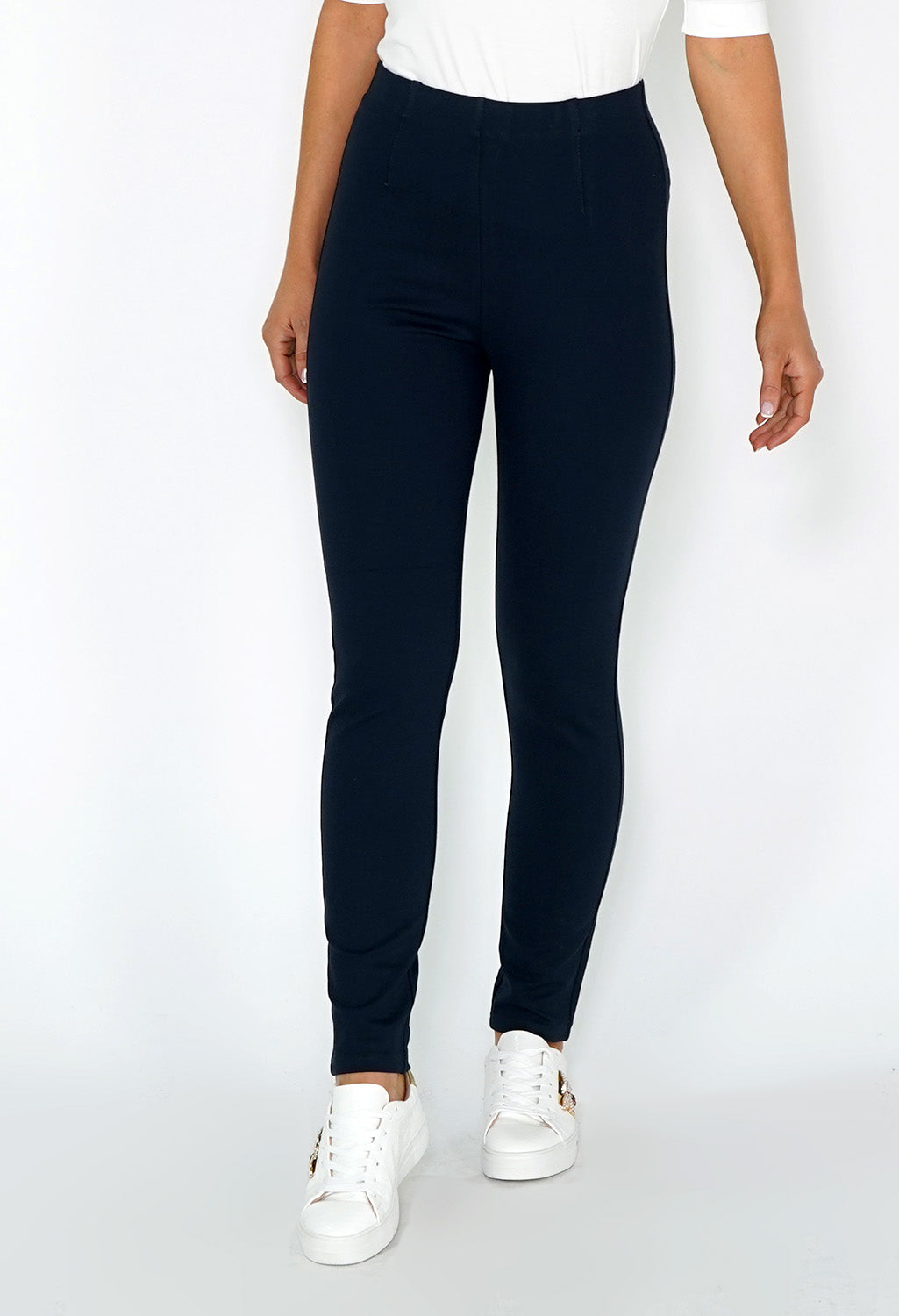 Sophie B Easy Pull on Navy Leggings