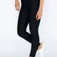 Black Thick Leggings with V Waist Band