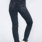 Twist Graphite Jeans with Diamante Detail on Back Pockets