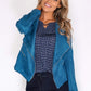 Sophie B Blue Suede Zipped Jacket