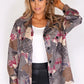 Zapara Pink Suede Patchwork Jacket