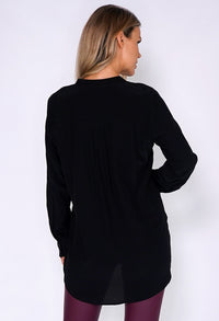 Opus Black Button Down Shirt