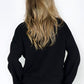 Black Diamante Studded Jumper