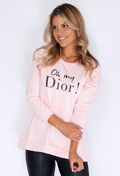 Blush 'oh my Dior' Jumper