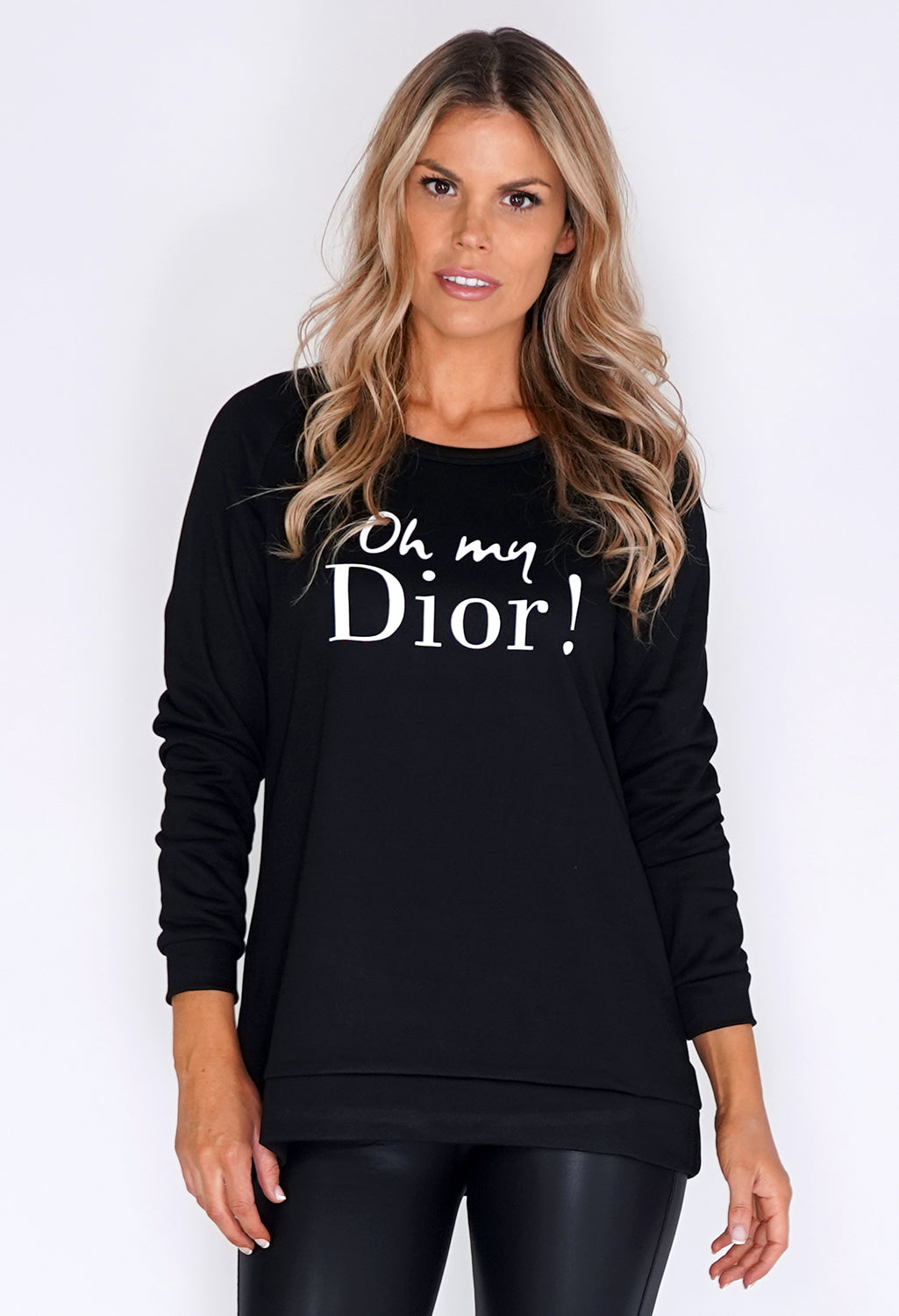 Black 'oh my Dior' Jumper