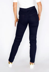 Twist Navy Slim Leg Pull Up Jeans