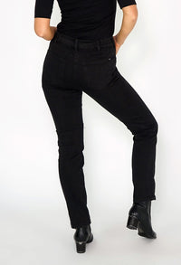 Charcoal 5 Pocket, Comfort Fit High Rise Jeans