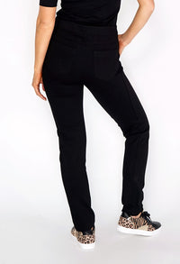 Black Double Button Trousers