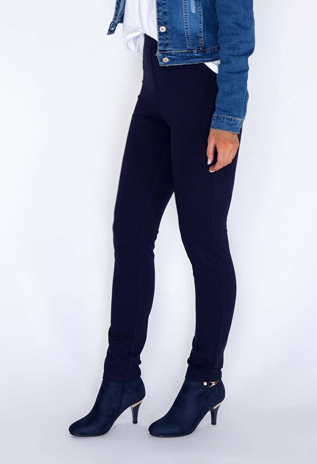 Sophie B Easy Pull on Navy Leggings