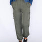 Zapara Green Silk Genie Joggers