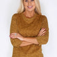 Autumnal Mustard Knit Pullover