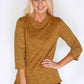 Autumnal Mustard Knit Pullover