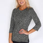 Grey Sand Lined Knit Top